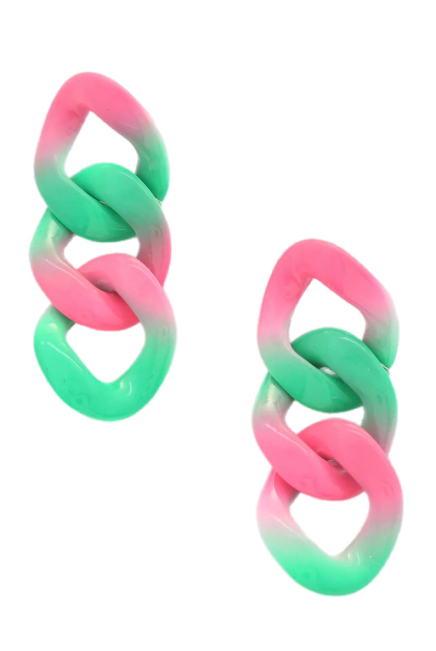 Ombre Chain Earrings