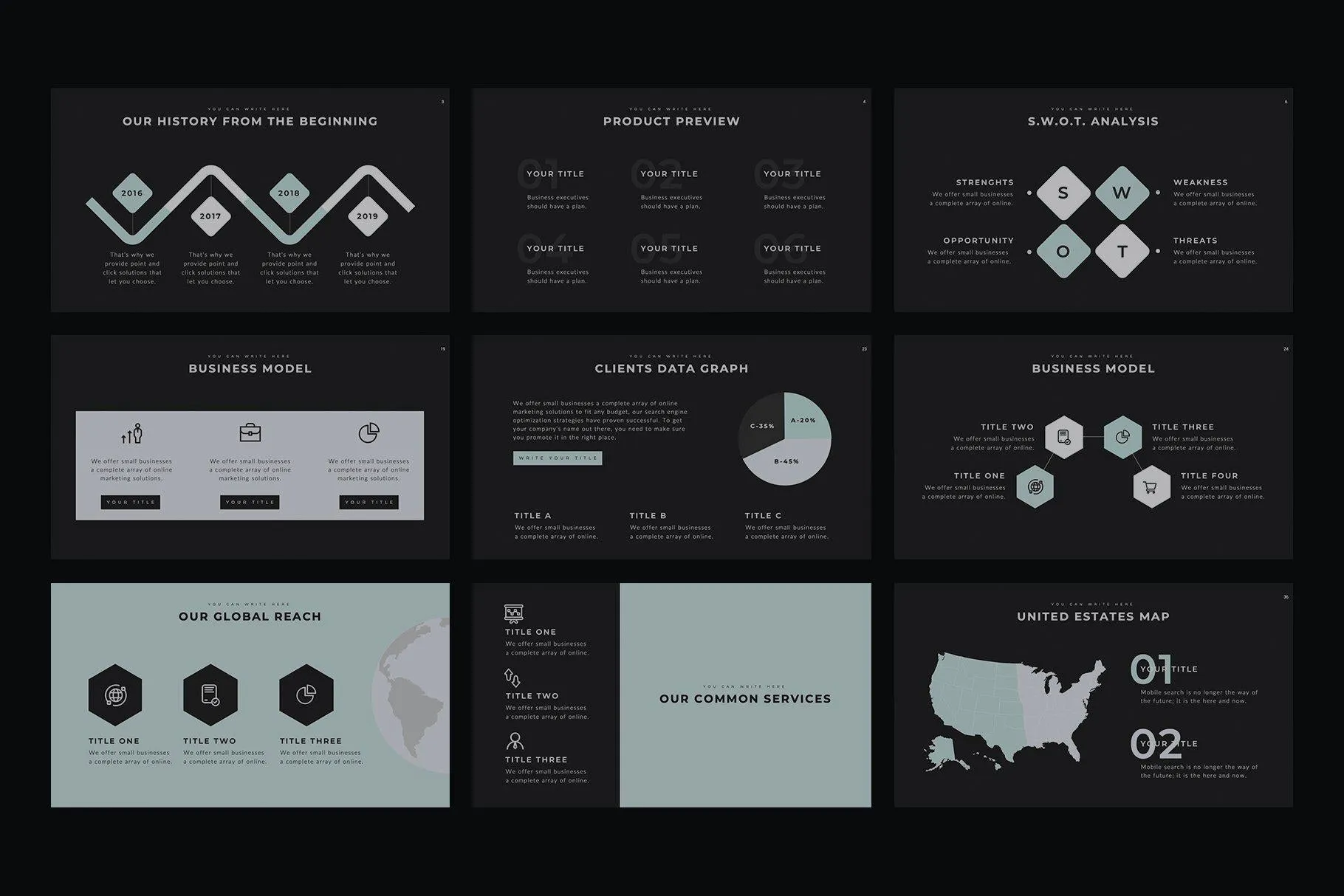 Omma Minimal Google Slides