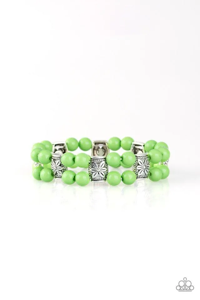 Paparazzi Bracelet ~ Daisy Debutante - Green