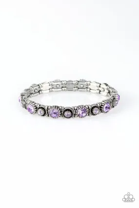 Paparazzi Bracelet ~ Heavy On The Sparkle - Purple