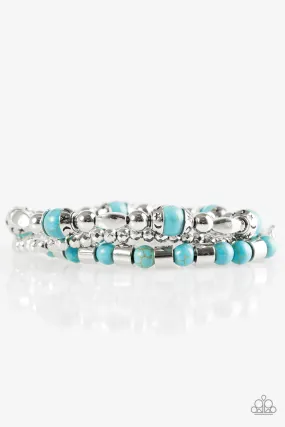 Paparazzi Bracelet ~ Mesa Mason - Blue