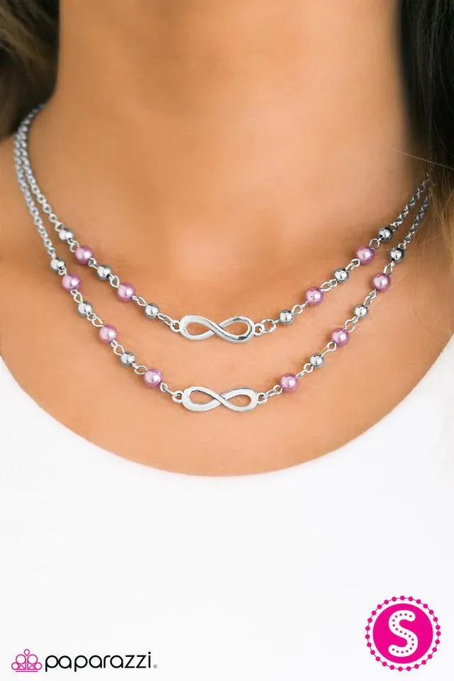 Paparazzi Necklace ~ Chance Of A Lifetime - Purple