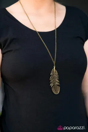 Paparazzi Necklace ~ The Eagle Has Landed - Brass