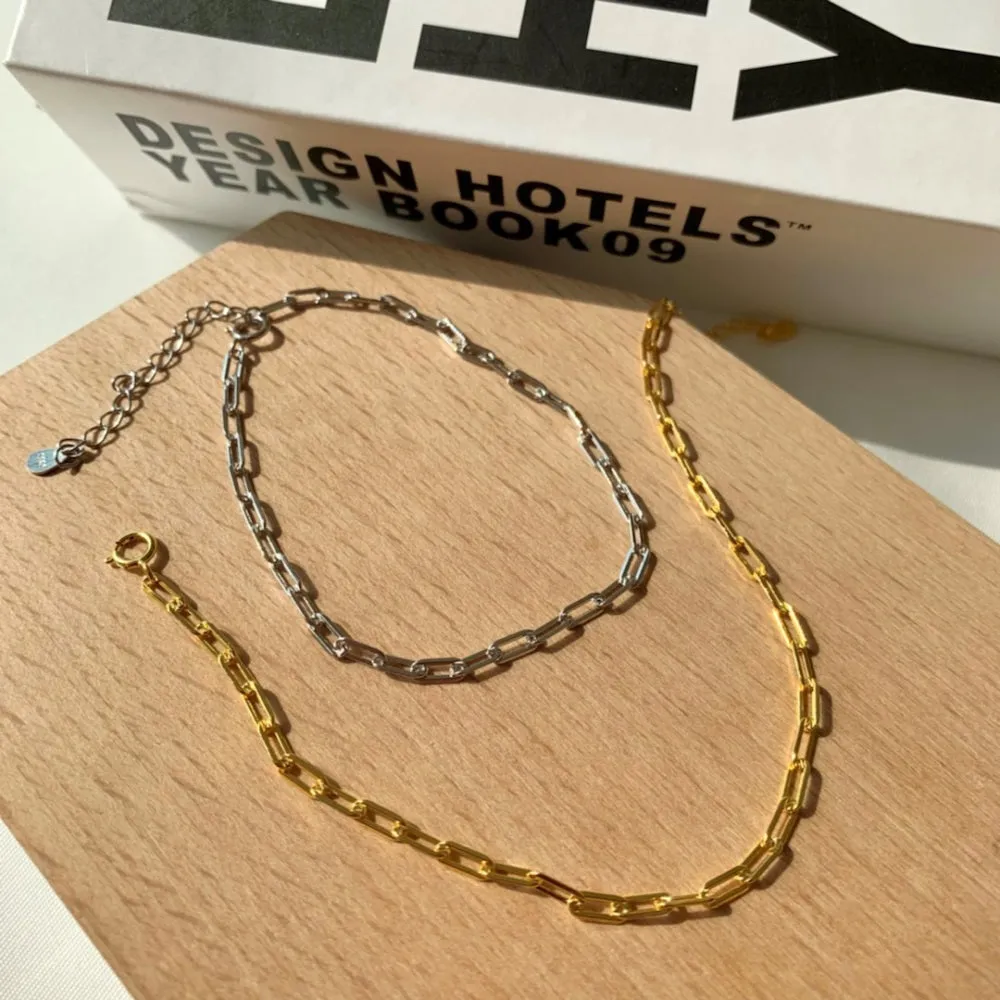 Paperclip Chain Bracelet