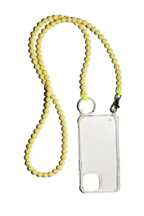 Pastel & Neon Yellow Handykette Iphone Necklace