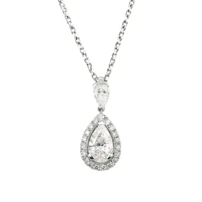 Pear Shape Diamond Pendant