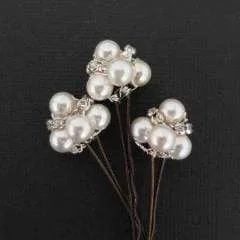 Pearl Hair Pins Set Bouquet