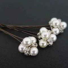 Pearl Hair Pins Set Bouquet