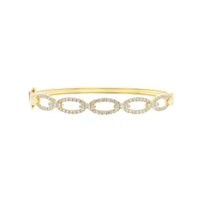 Perfectly Pave Diamond Bangle Bracelet