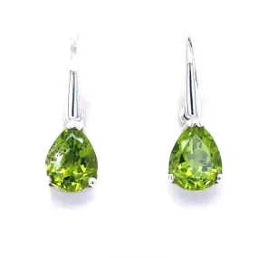 Peridot Sterling Silver Earrings