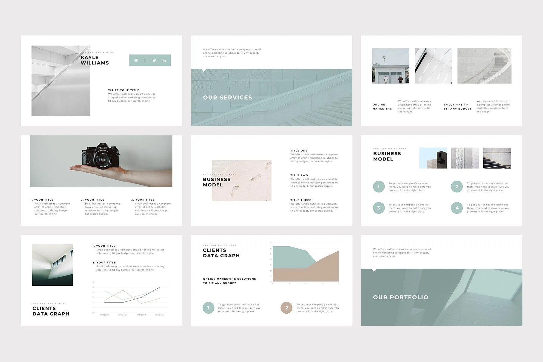 Pexel Minimal PowerPoint Template