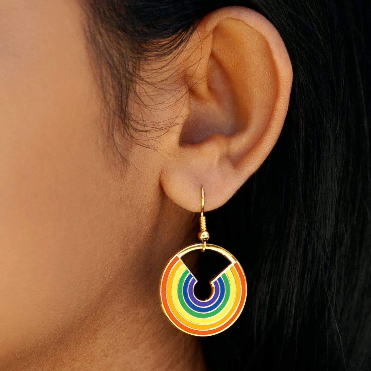 Pride Rainbow Drop Earrings