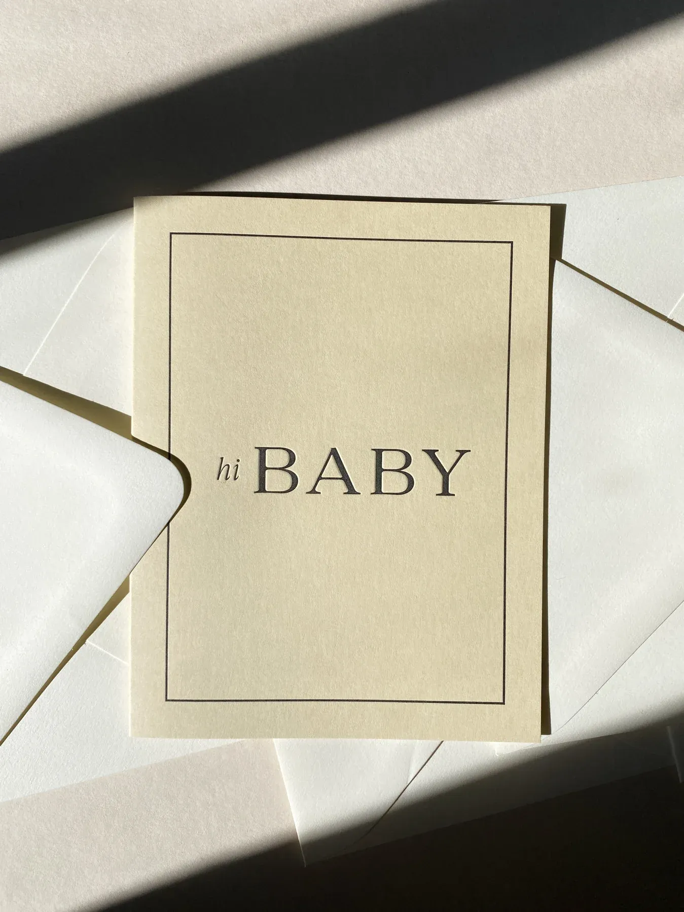 "hi baby" Card