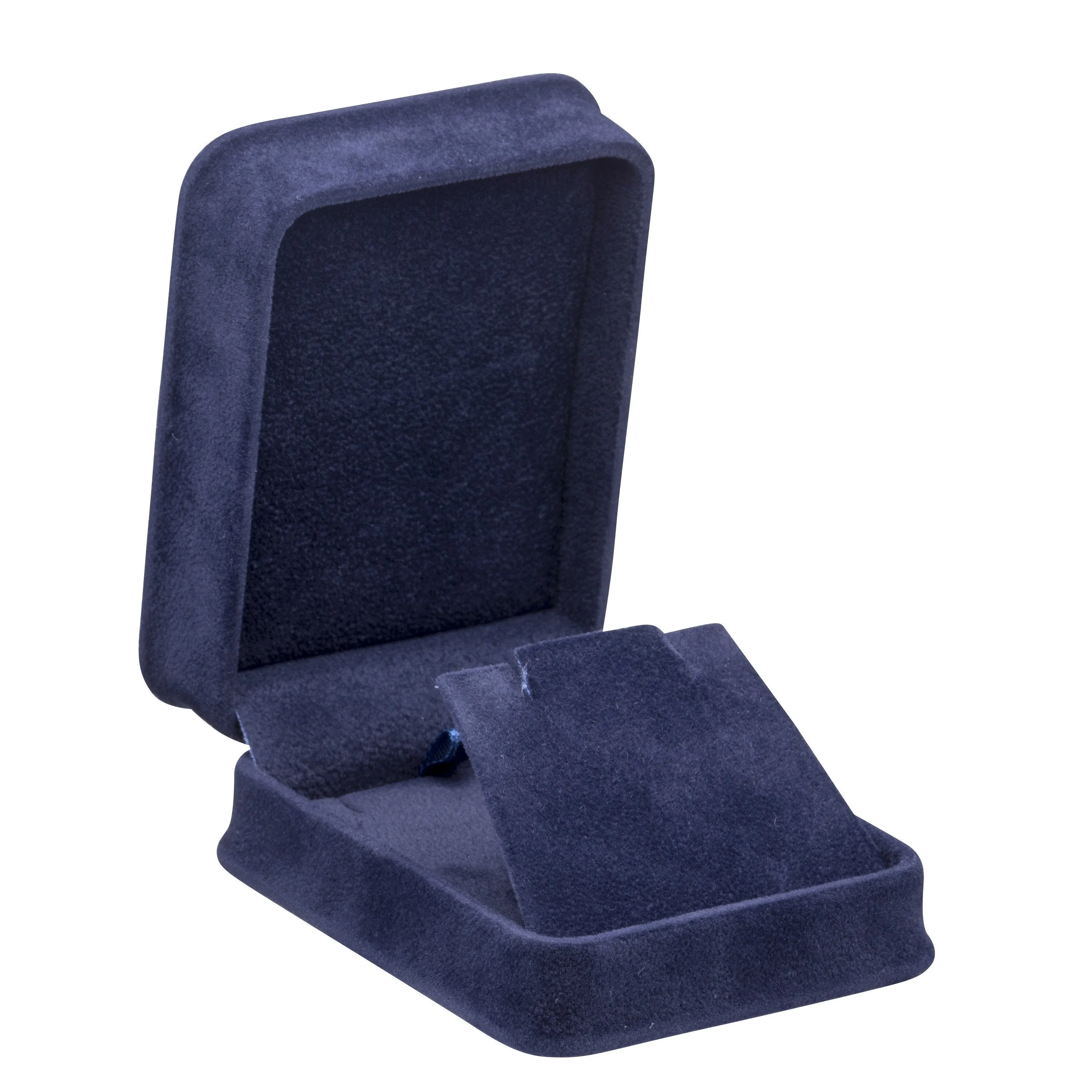 Rich Suede Pendant/Earring Box, Ornate Collection