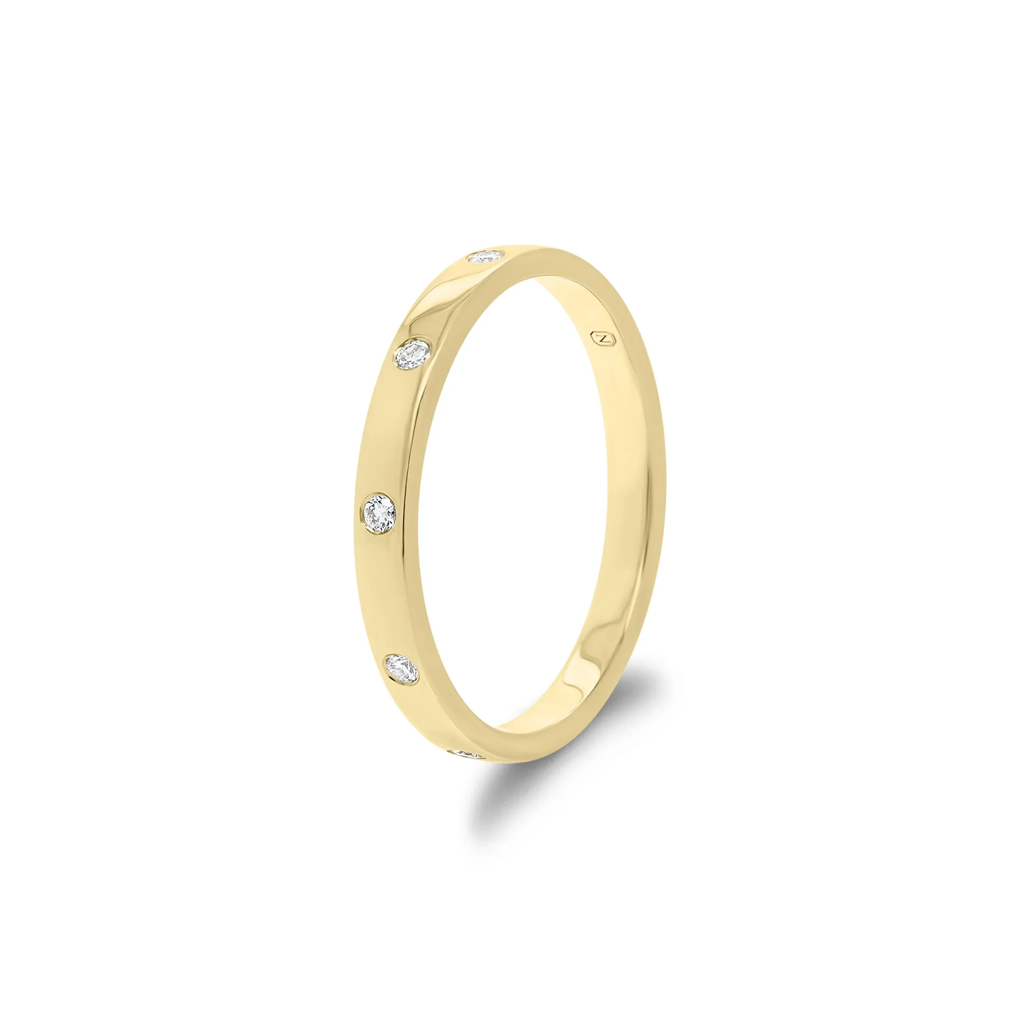 Round Diamond Stackable Ring