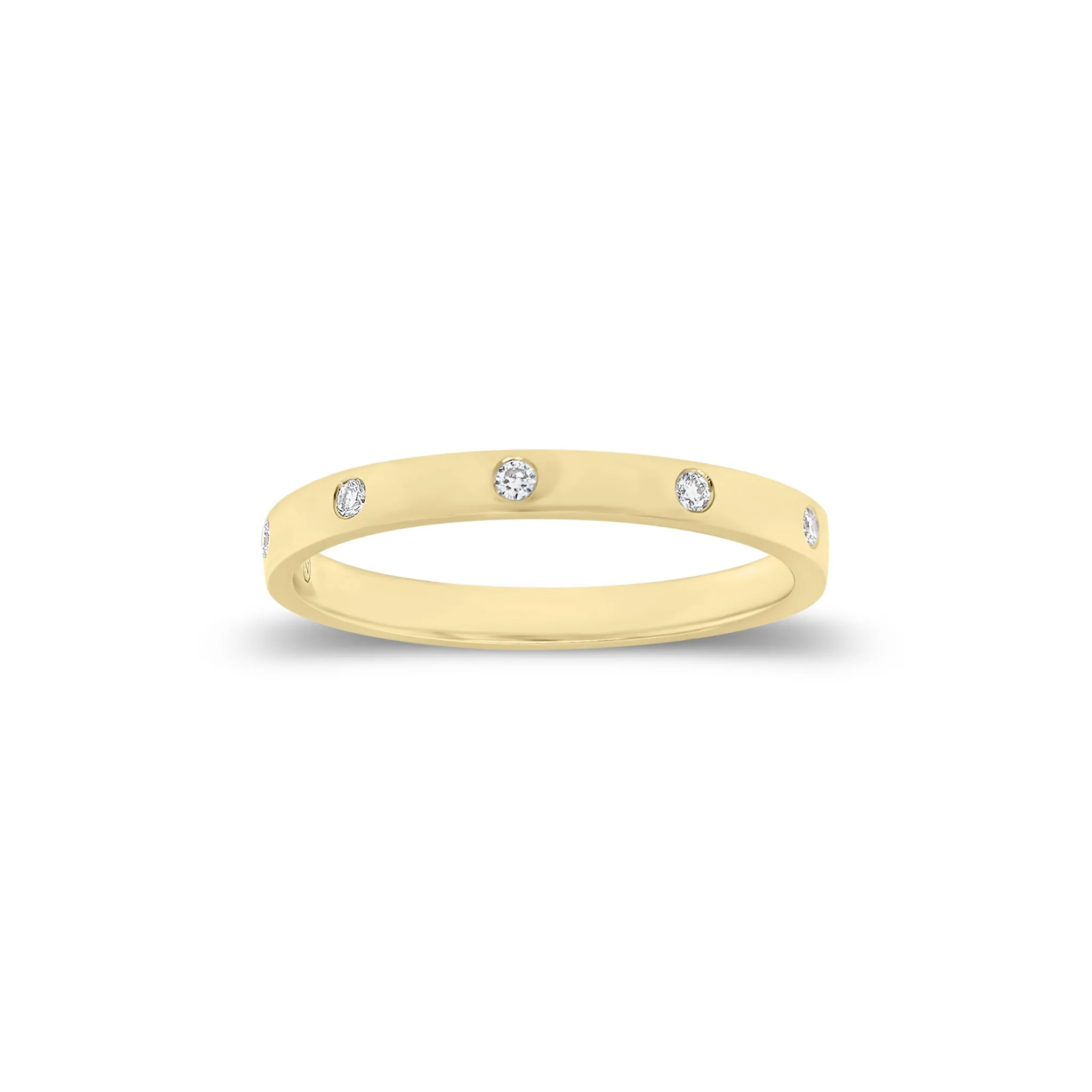 Round Diamond Stackable Ring