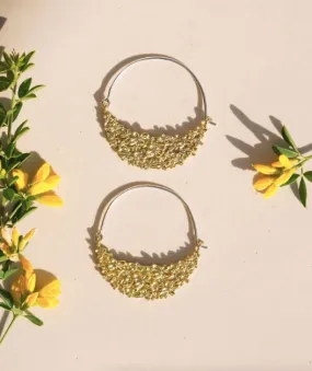 Satomi Studio | Inflorescence Hoop Earrings