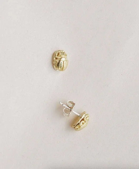 Satomi Studio | Scarab Stud earrings