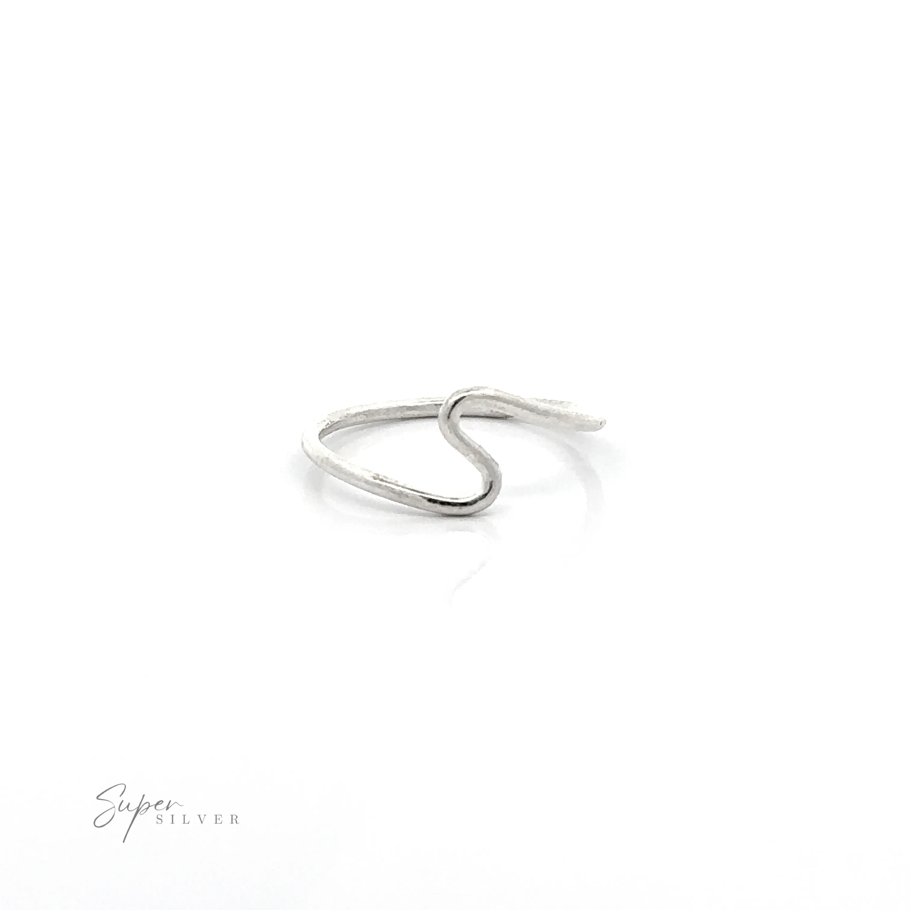 Silver Wavy Band