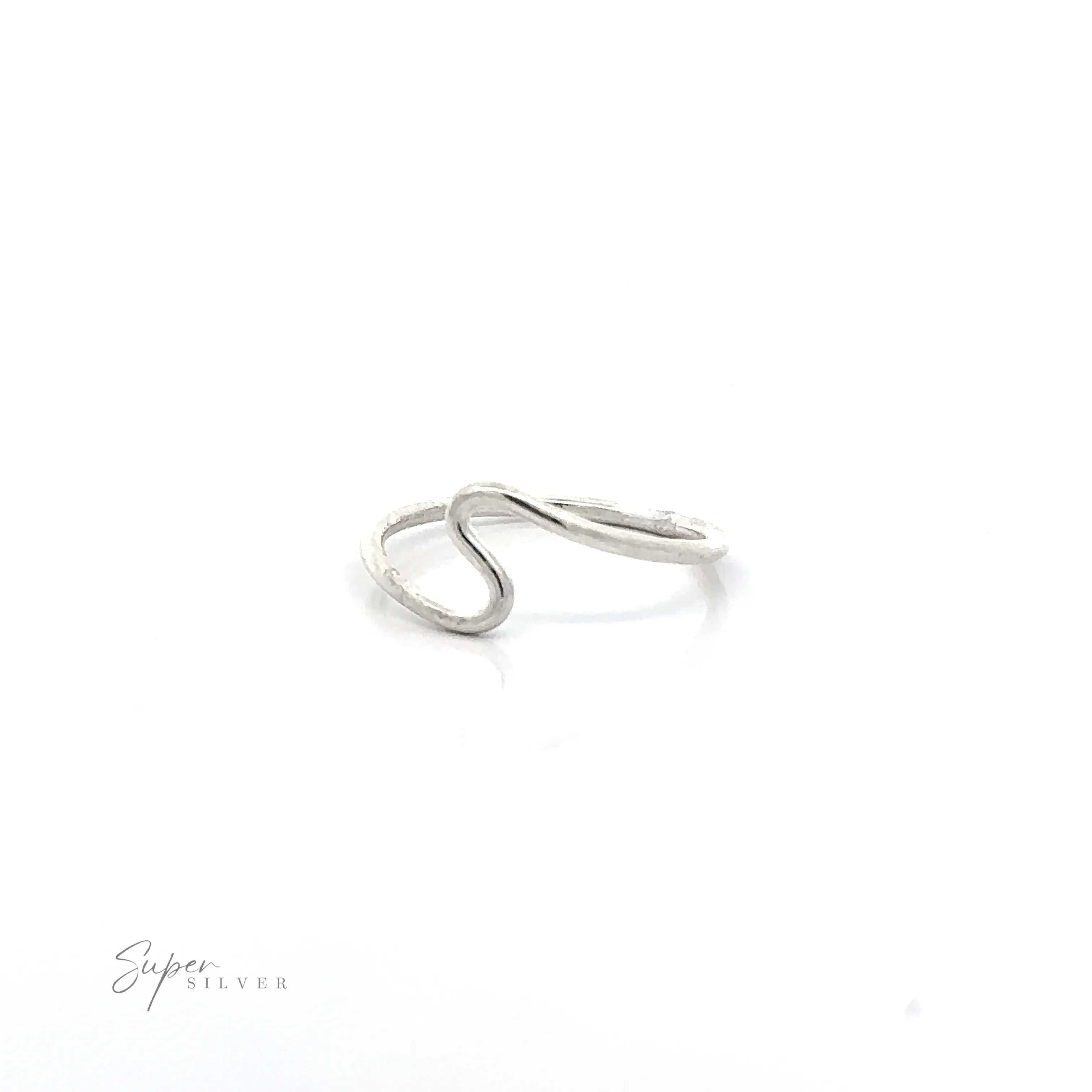 Silver Wavy Band