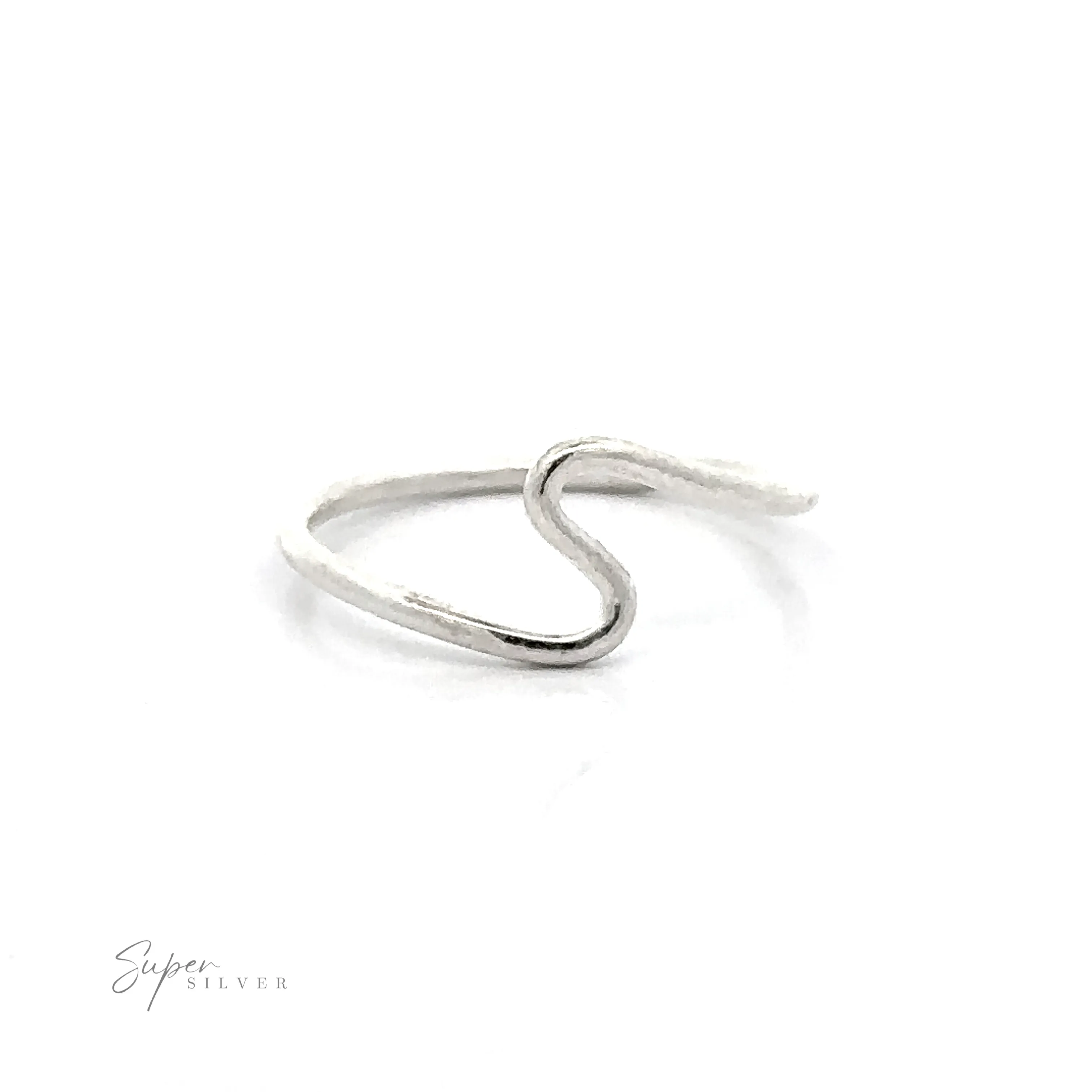 Silver Wavy Band