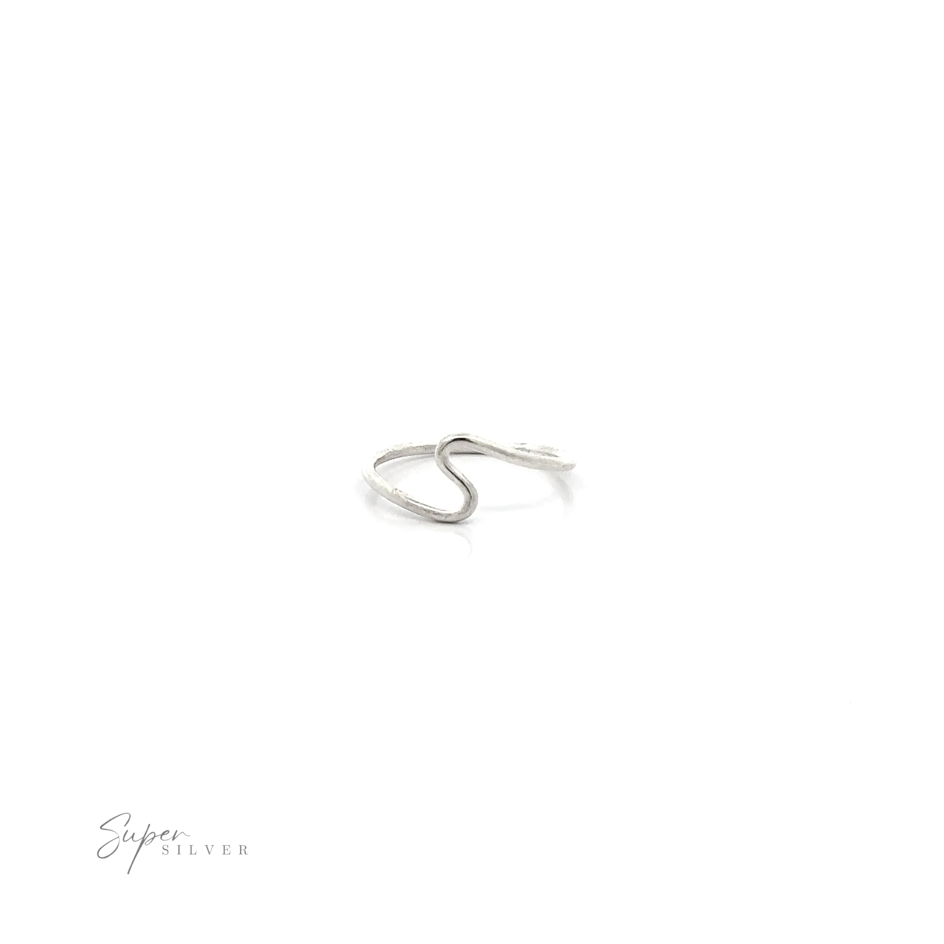 Silver Wavy Band