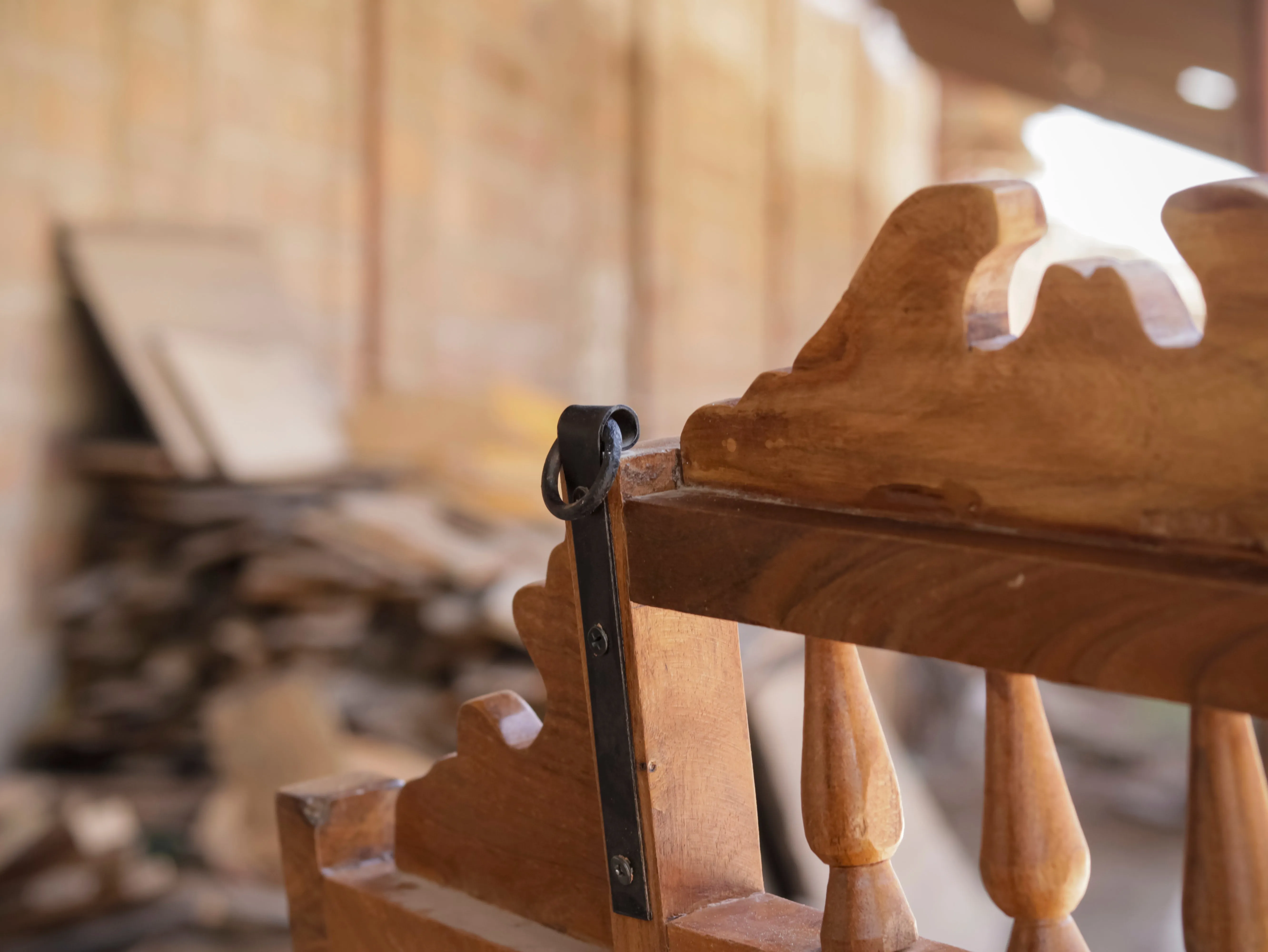 Simple Carved Mirror