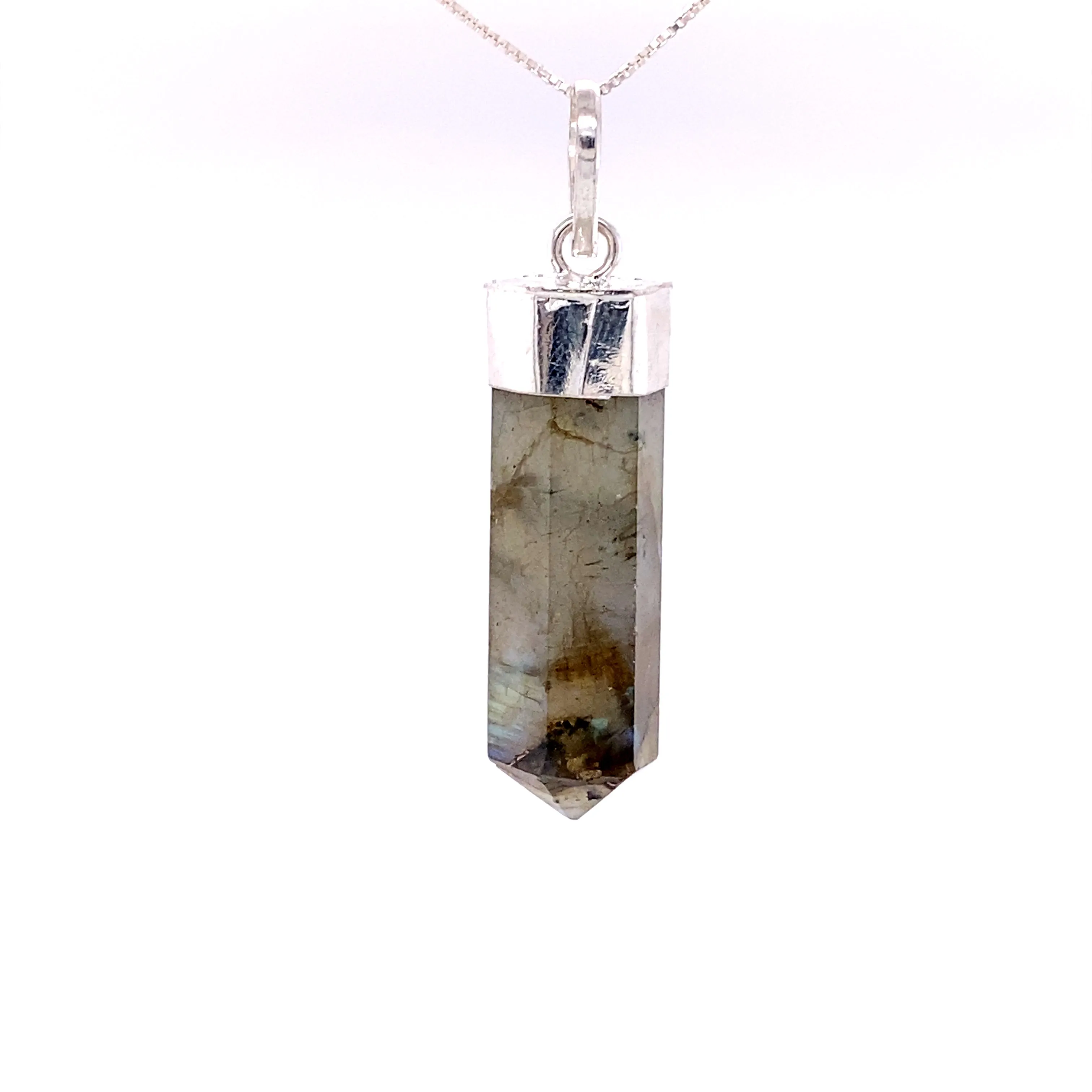 Simple Gemstone Point Pendant