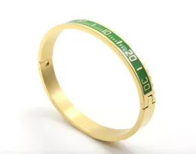 Speedometer Bangle - Green