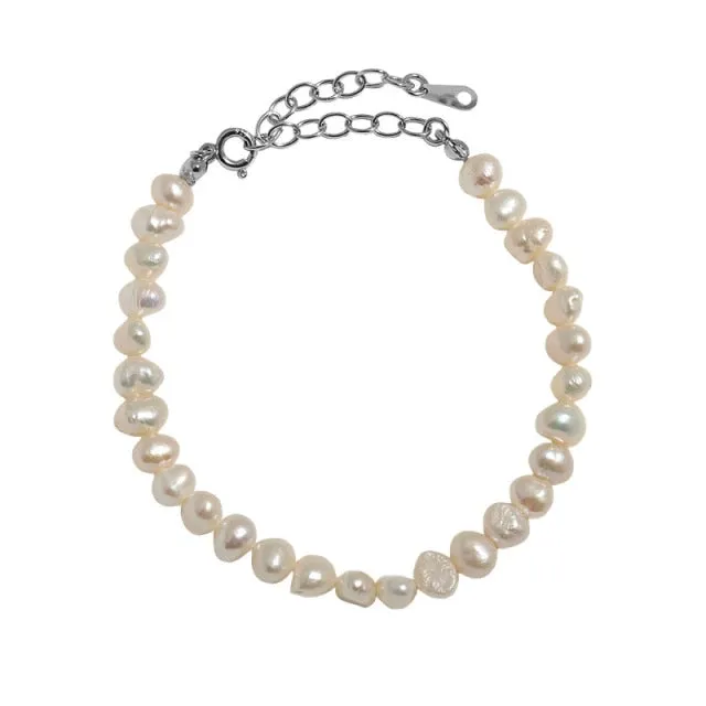 S'STEEL Freshwater Pearl Bracelet