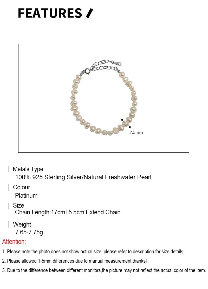 S'STEEL Freshwater Pearl Bracelet