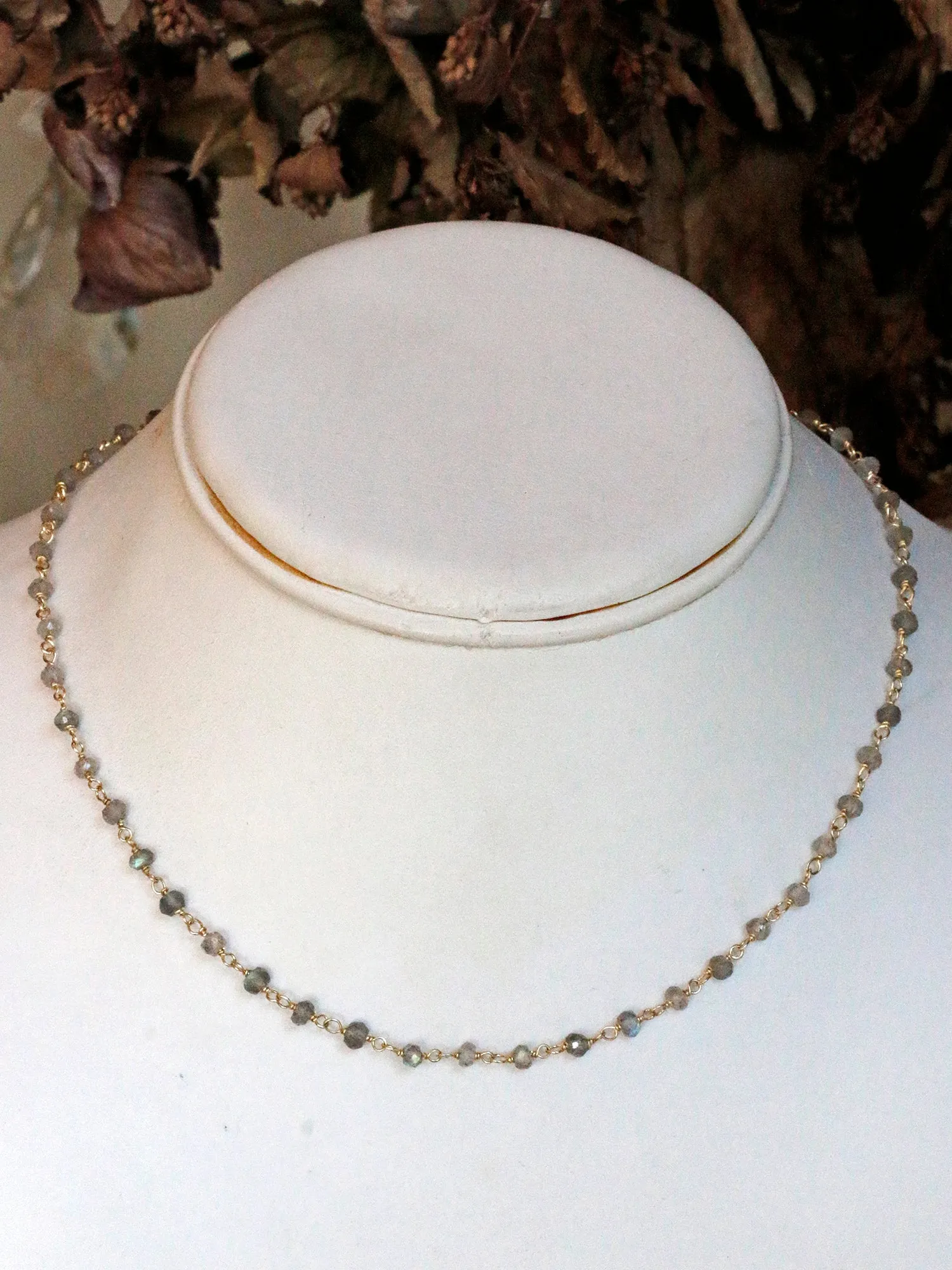 Susan Rifkin Beaded Labradorite Necklace