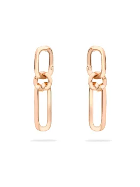 The Knot Rose Gold Earrings