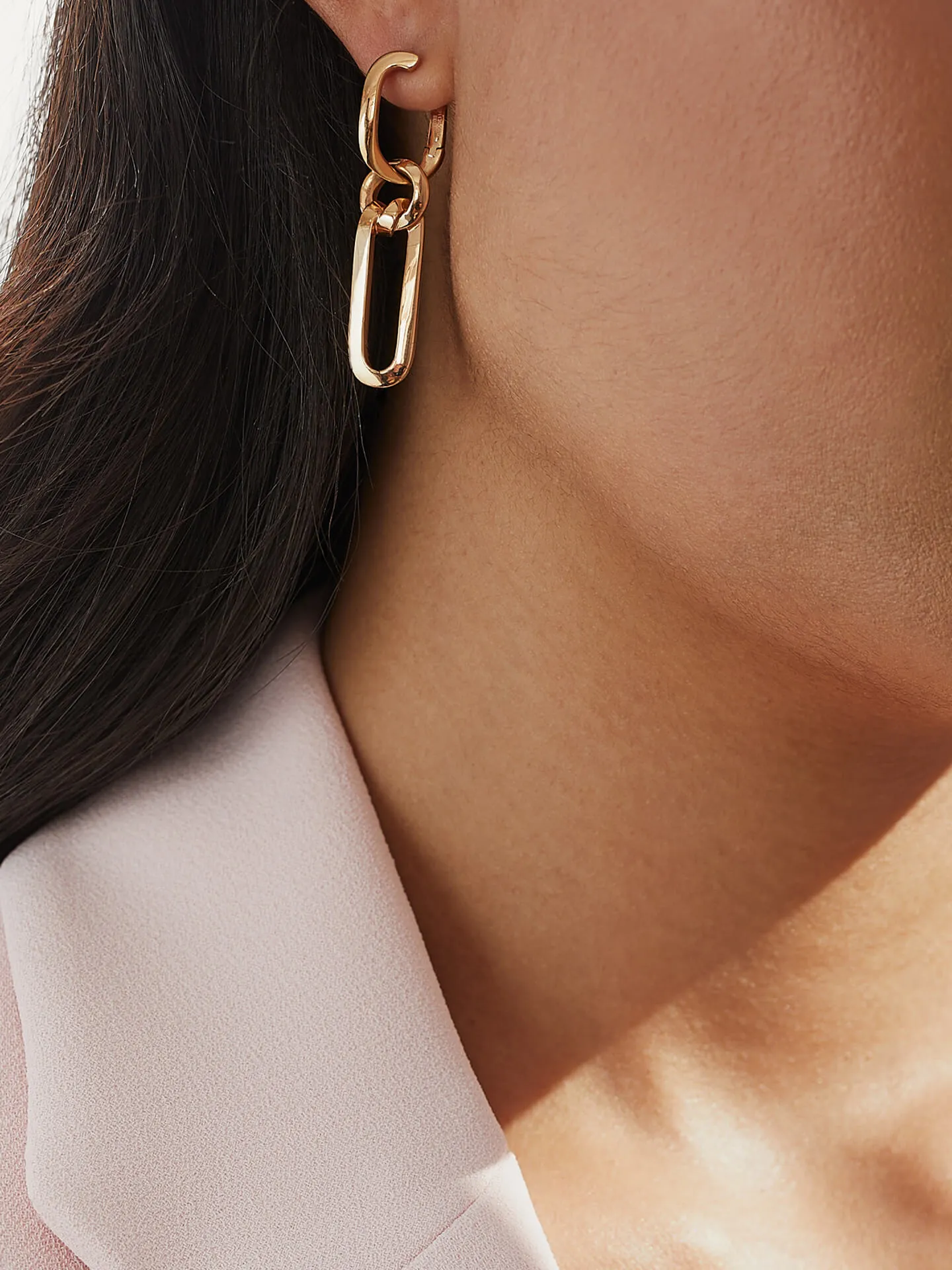 The Knot Rose Gold Earrings