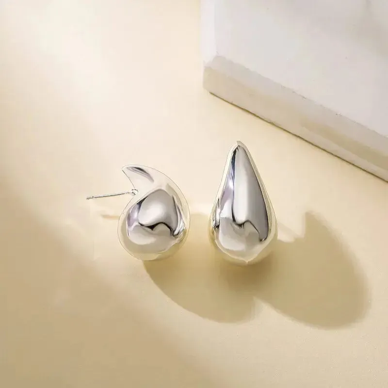 Water Droplet Post Earrings