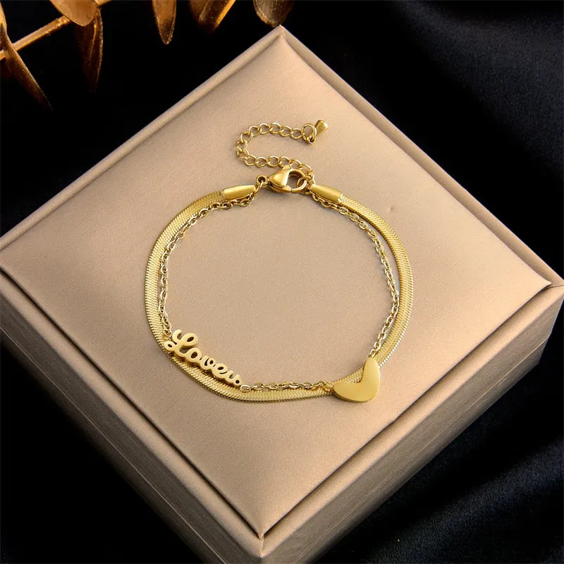 Women Exquisite Gold Color Bracelet